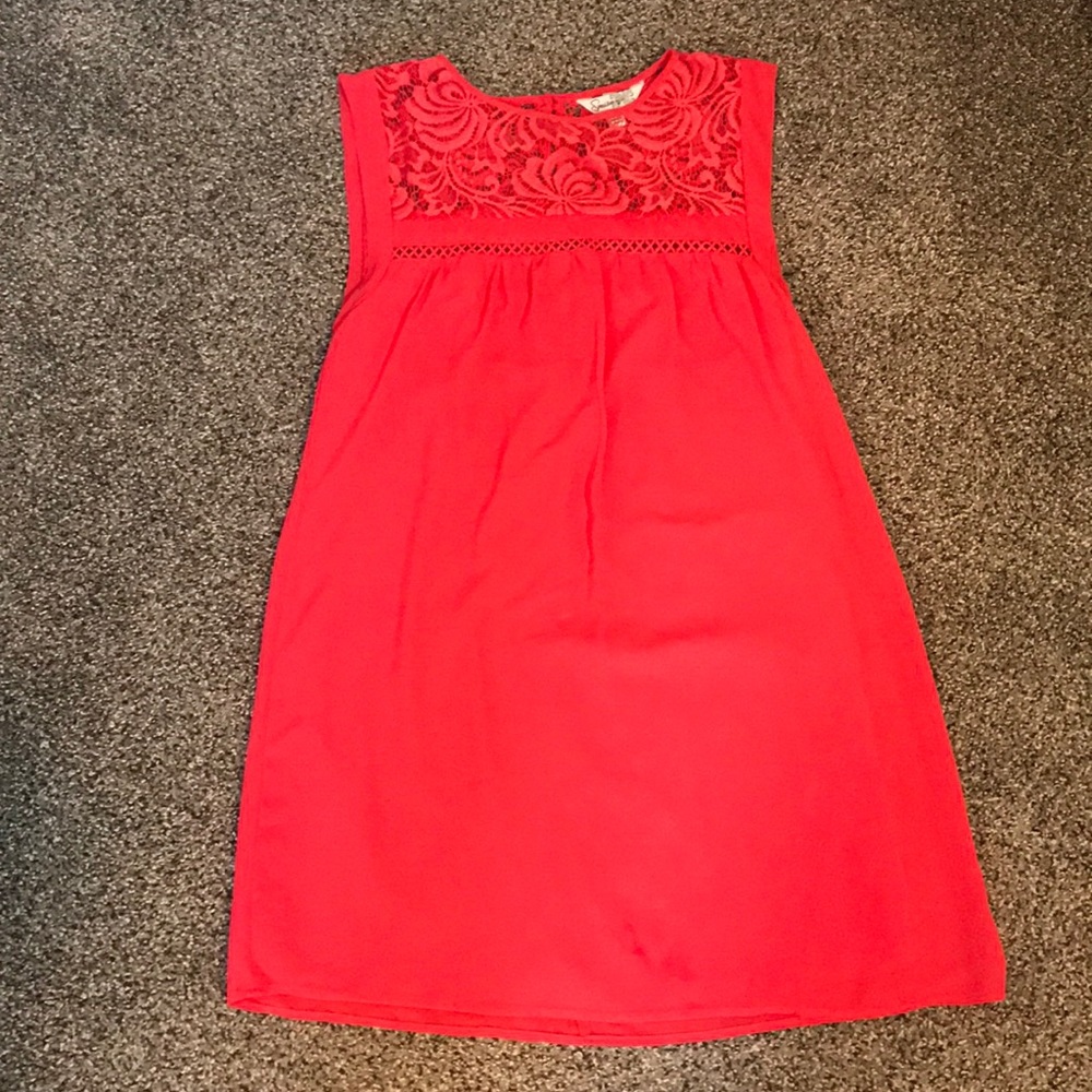Coral dress